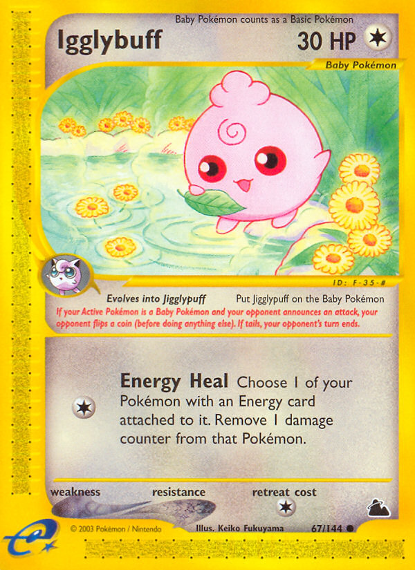 Igglybuff - Skyridge - #67 - Pokemon TCG card