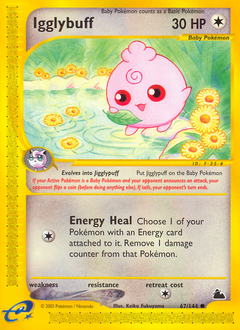 Igglybuff #67 Igglybuff - Skyridge - #67 - Pokemon TCG card