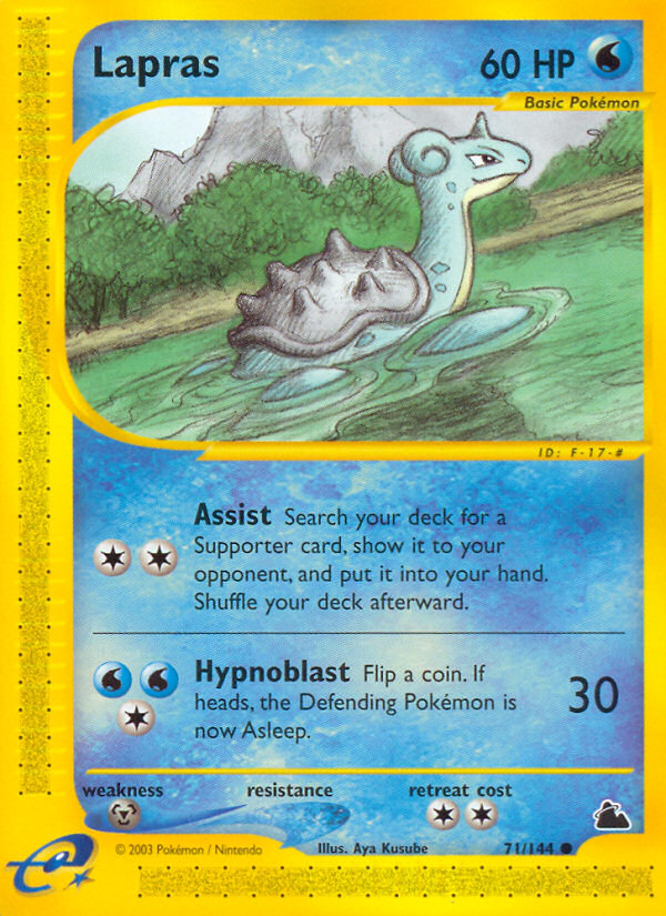 Lapras - Skyridge - #71 - Pokemon TCG card