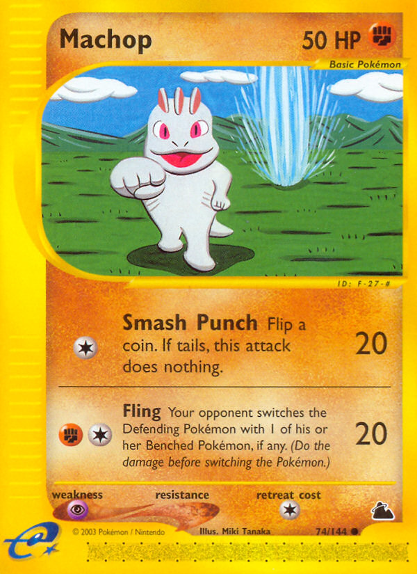 Machop - Skyridge - #74 - Pokemon TCG card