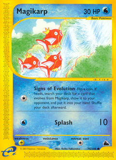 Magikarp #75 Magikarp - Skyridge - #75 - Pokemon TCG card