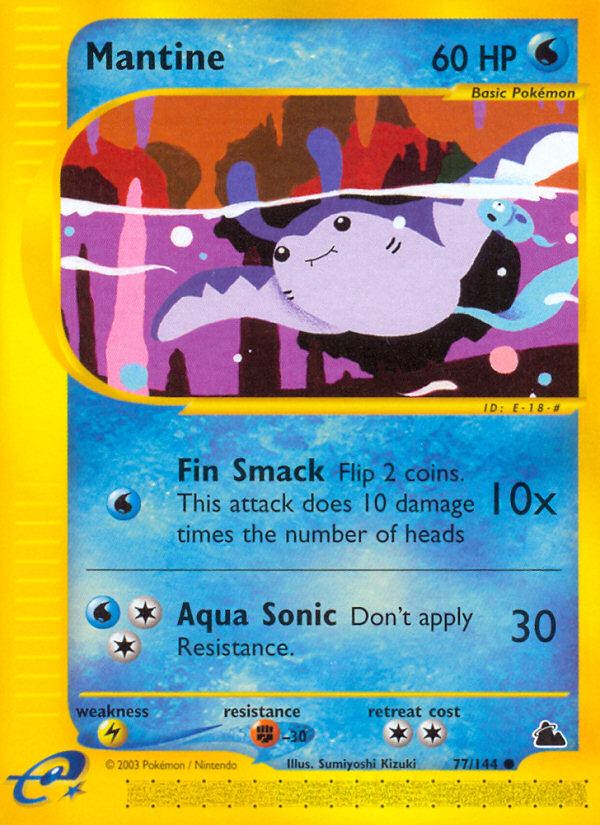 Mantine - Skyridge - #77 - Pokemon TCG card