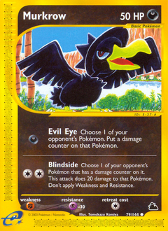 Murkrow #79 Murkrow - Skyridge - #79 - Pokemon TCG card