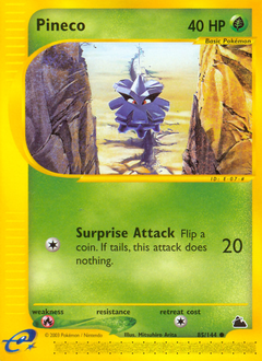 Pineco #85 Pineco - Skyridge - #85 - Pokemon TCG card