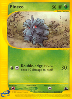 Pineco #86 Pineco - Skyridge - #86 - Pokemon TCG card