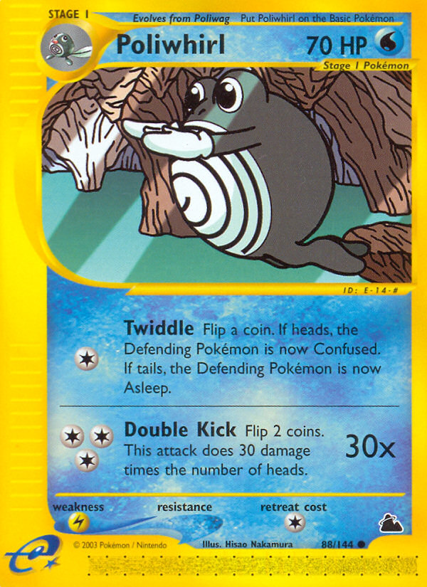 Poliwhirl - Skyridge - #88 - Pokemon TCG card