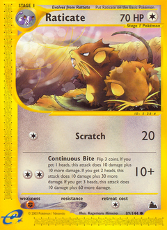 Raticate #89 Raticate - Skyridge - #89 - Pokemon TCG card