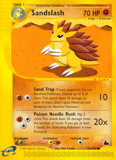 Sandslash #93 Sandslash - Skyridge - #93 - Pokemon TCG card