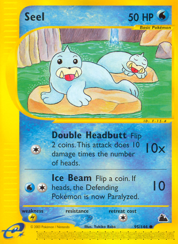 Seel - Skyridge - #95 - Pokemon TCG card