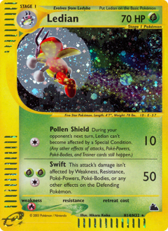 Ledian #H14 Ledian - Skyridge - #H14 - Pokemon TCG card