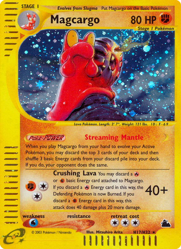 Magcargo - Skyridge - #H17 - Pokemon TCG card