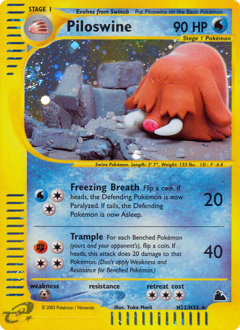 Piloswine #H22 Piloswine - Skyridge - #H22 - Pokemon TCG card