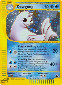 Dewgong #H6 Dewgong - Skyridge - #H6 - Pokemon TCG card