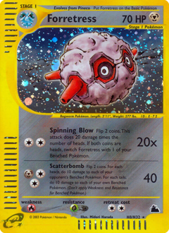 Forretress - Skyridge - #H8 - Pokemon TCG card