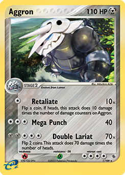 Aggron #1 Aggron - Ruby & Sapphire - #1 - Pokemon TCG card