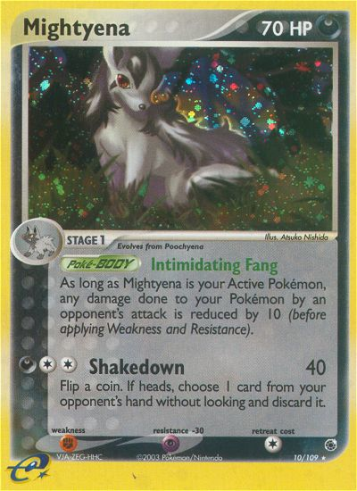 Mightyena - Ruby & Sapphire - #10 - Pokemon TCG card