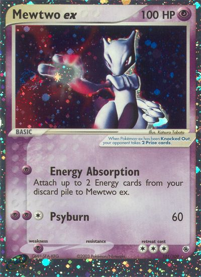 Mewtwo ex - Ruby & Sapphire - #101 - Pokemon TCG card
