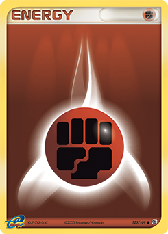Fighting Energy - Ruby & Sapphire - #105 - Pokemon TCG card