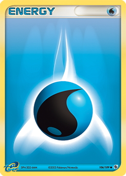 Water Energy - Ruby & Sapphire - #106 - Pokemon TCG card