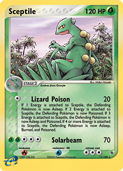 Sceptile - Ruby & Sapphire - #11 - Pokemon TCG card