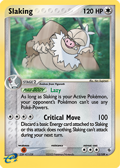 Slaking #12 Slaking - Ruby & Sapphire - #12 - Pokemon TCG card