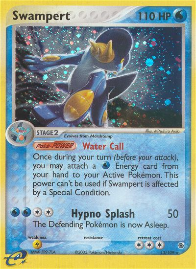 Swampert - Ruby & Sapphire - #13 - Pokemon TCG card