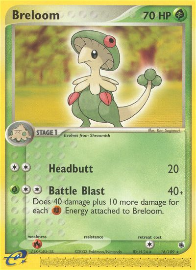 Breloom - Ruby & Sapphire - #16 - Pokemon TCG card