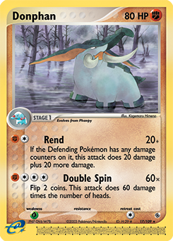 Donphan #17 Donphan - Ruby & Sapphire - #17 - Pokemon TCG card