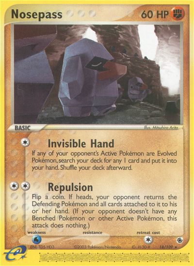 Nosepass - Ruby & Sapphire - #18 - Pokemon TCG card