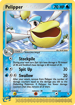 Pelipper #19 Pelipper - Ruby & Sapphire - #19 - Pokemon TCG card