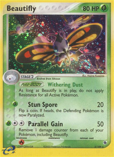 Beautifly - Ruby & Sapphire - #2 - Pokemon TCG card
