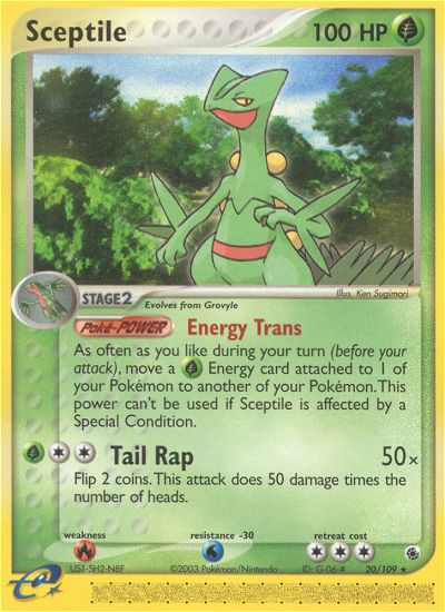 Sceptile - Ruby & Sapphire - #20 - Pokemon TCG card
