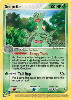 Sceptile - Ruby & Sapphire - #20 - Pokemon TCG card