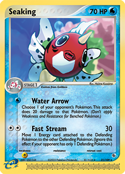 Seaking #21 Seaking - Ruby & Sapphire - #21 - Pokemon TCG card
