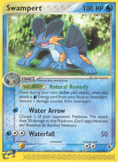 Swampert - Ruby & Sapphire - #23 - Pokemon TCG card