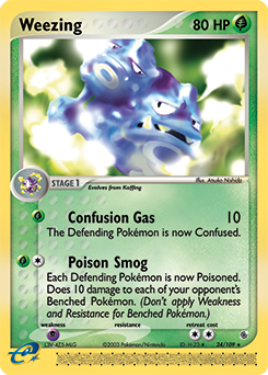 Weezing #24 Weezing - Ruby & Sapphire - #24 - Pokemon TCG card