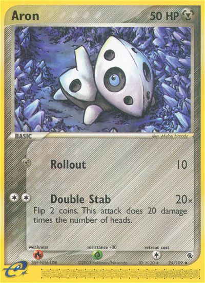 Aron - Ruby & Sapphire - #25 - Pokemon TCG card