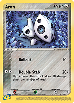 Aron - Ruby & Sapphire - #25 - Pokemon TCG card