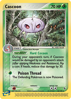 Cascoon #26 Cascoon - Ruby & Sapphire - #26 - Pokemon TCG card