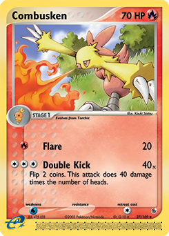 Combusken - Ruby & Sapphire - #27 - Pokemon TCG card
