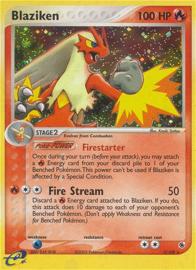 Blaziken - Ruby & Sapphire - #3 - Pokemon TCG card