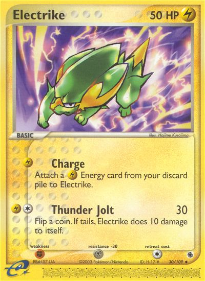 Electrike - Ruby & Sapphire - #30 - Pokemon TCG card