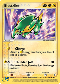 Electrike - Ruby & Sapphire - #30 - Pokemon TCG card