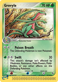 Grovyle - Ruby & Sapphire - #31 - Pokemon TCG card