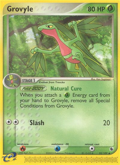 Grovyle - Ruby & Sapphire - #32 - Pokemon TCG card