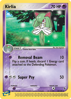 Kirlia #34 Kirlia - Ruby & Sapphire - #34 - Pokemon TCG card