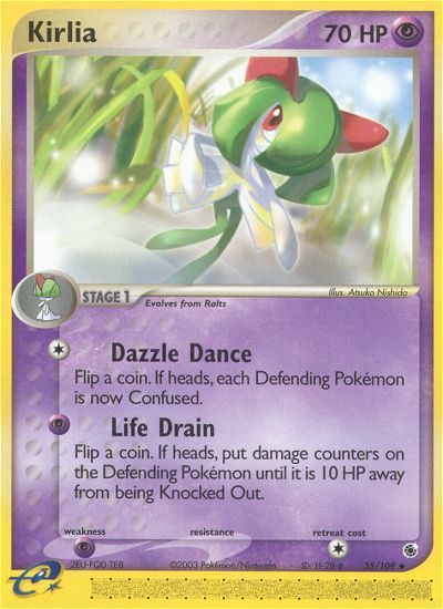 Kirlia - Ruby & Sapphire - #35 - Pokemon TCG card