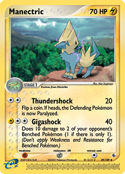 Manectric #39 Manectric - Ruby & Sapphire - #39 - Pokemon TCG card