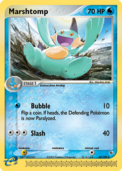 Marshtomp #40 Marshtomp - Ruby & Sapphire - #40 - Pokemon TCG card
