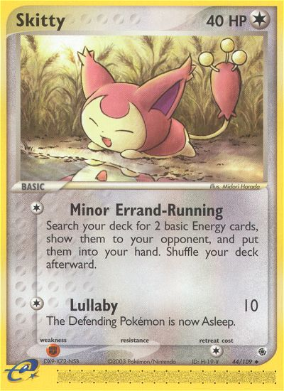 Skitty - Ruby & Sapphire - #44 - Pokemon TCG card